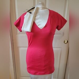 NIKE PRO FITTED TEE SHIRT (sz small) & NWT DRI-FIT‎ HEADBAND